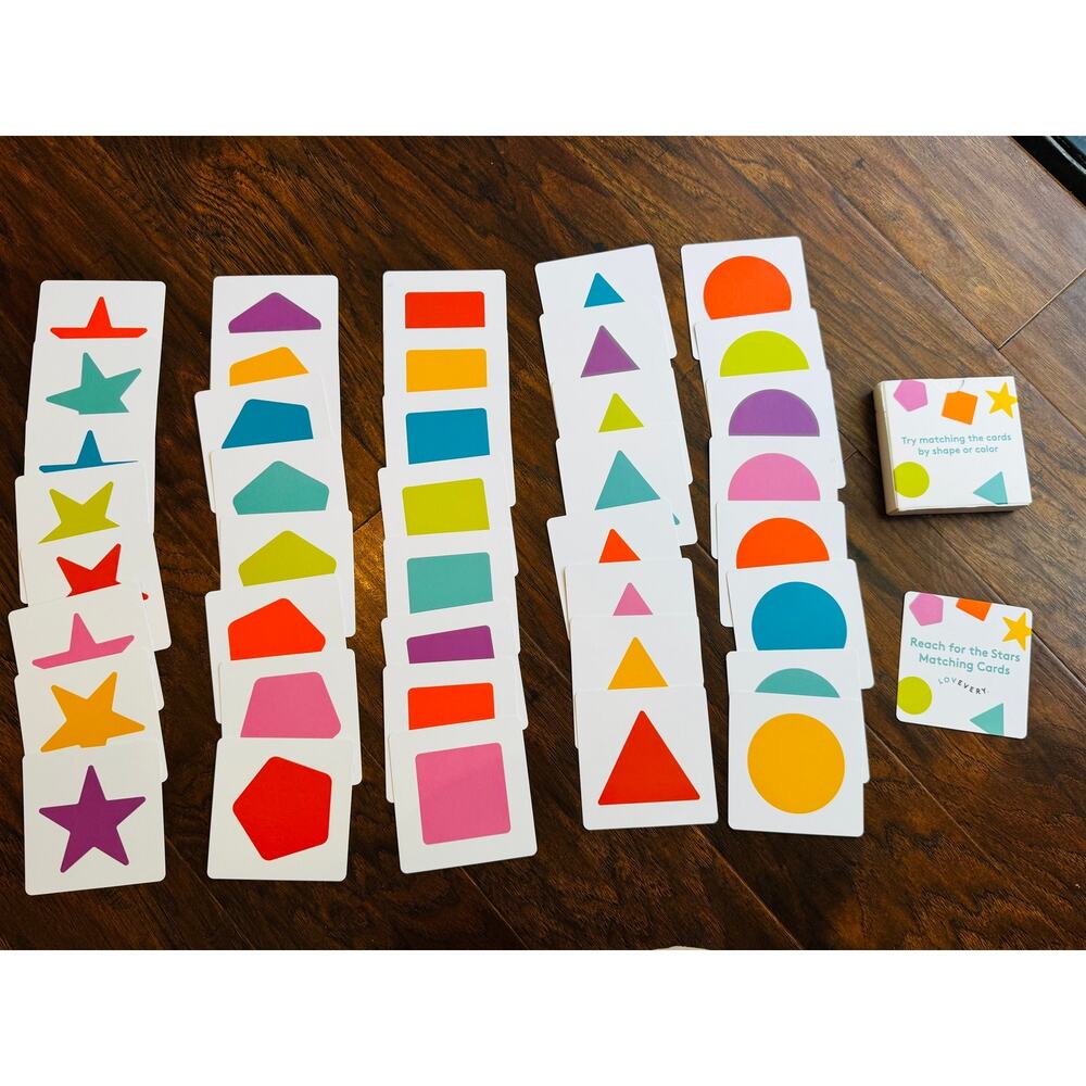 Lovevery Reach For The Stars Matching Cards, from The Free Spirit Play Kit